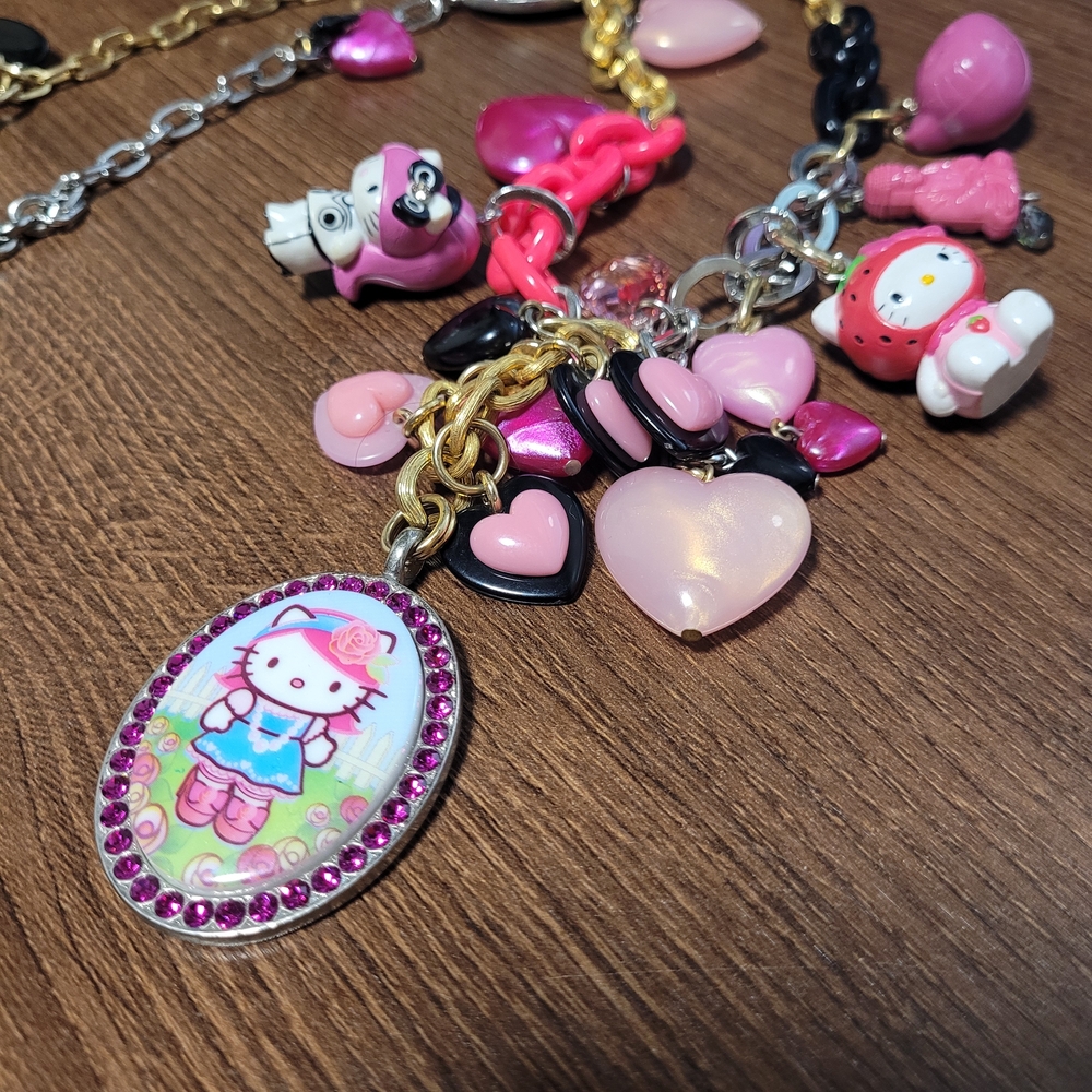 Tarina Tarantino Hello Kitty Big Charm Necklace
